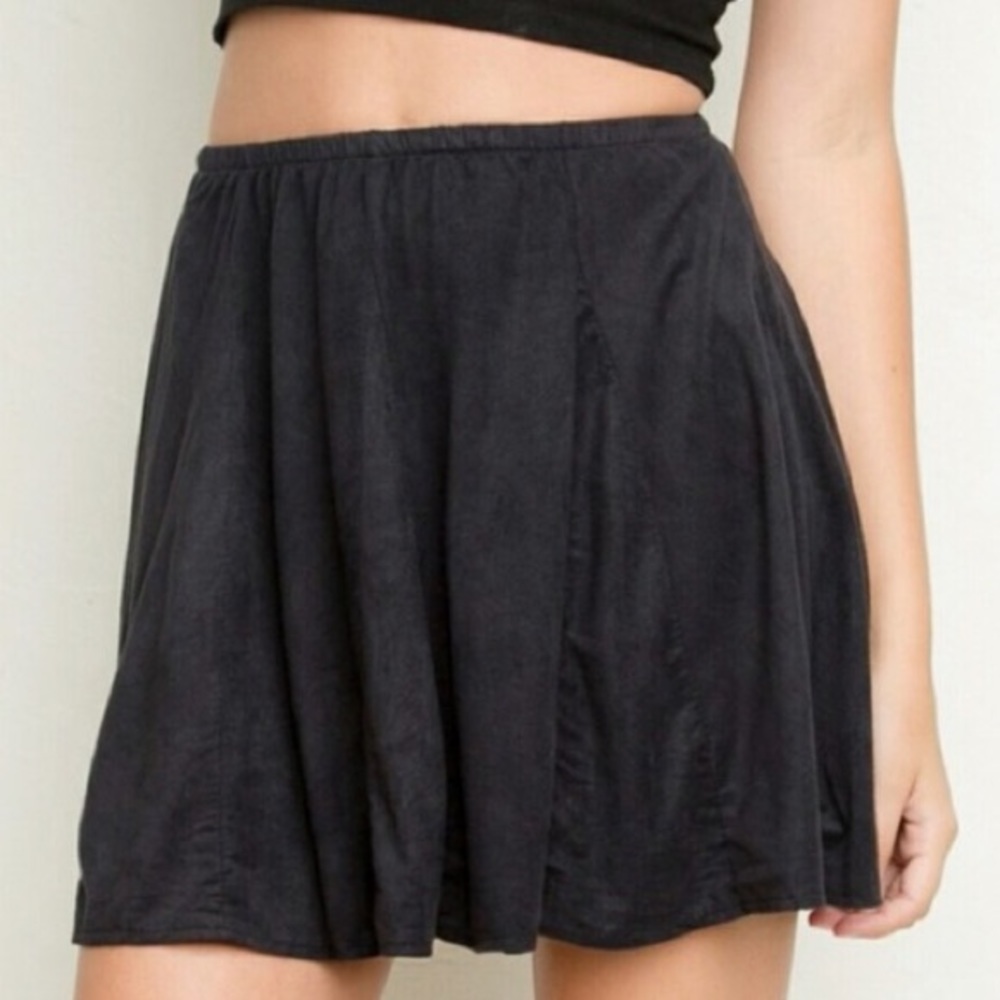 Rare Brandy Melville High waist velvet skirt